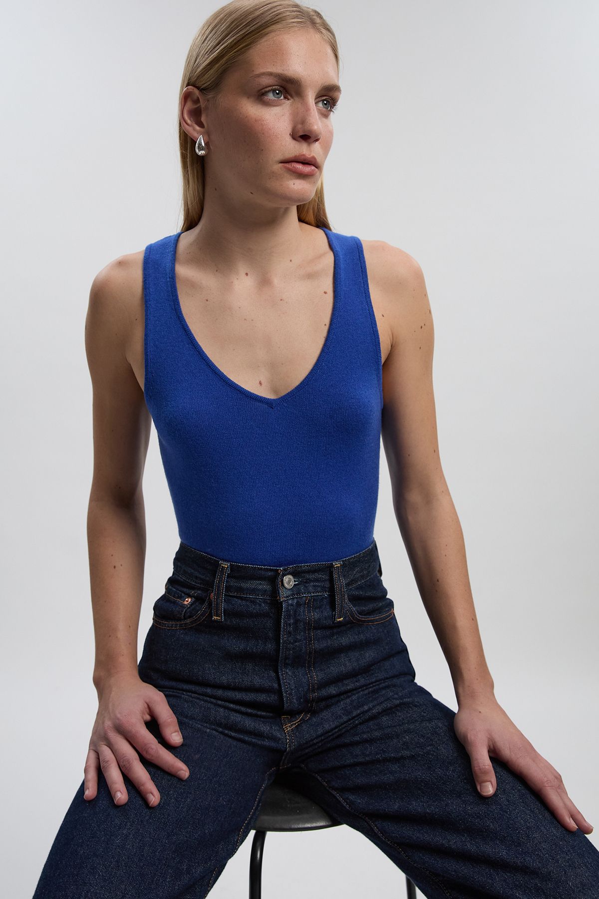 KarenMillen Wool Blend Camisole Top