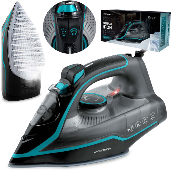 Żelazko parowe Berdsen 2600 W ceramiczna powłoka praca w pionie 333101