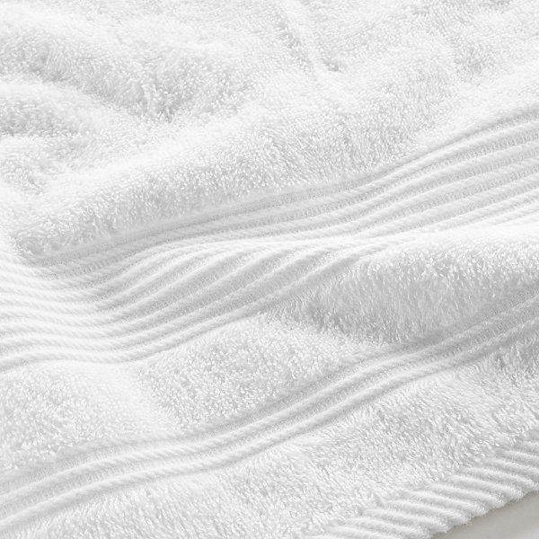 Drap de douche 70 x 130 cm eponge unie tendresse Blanc