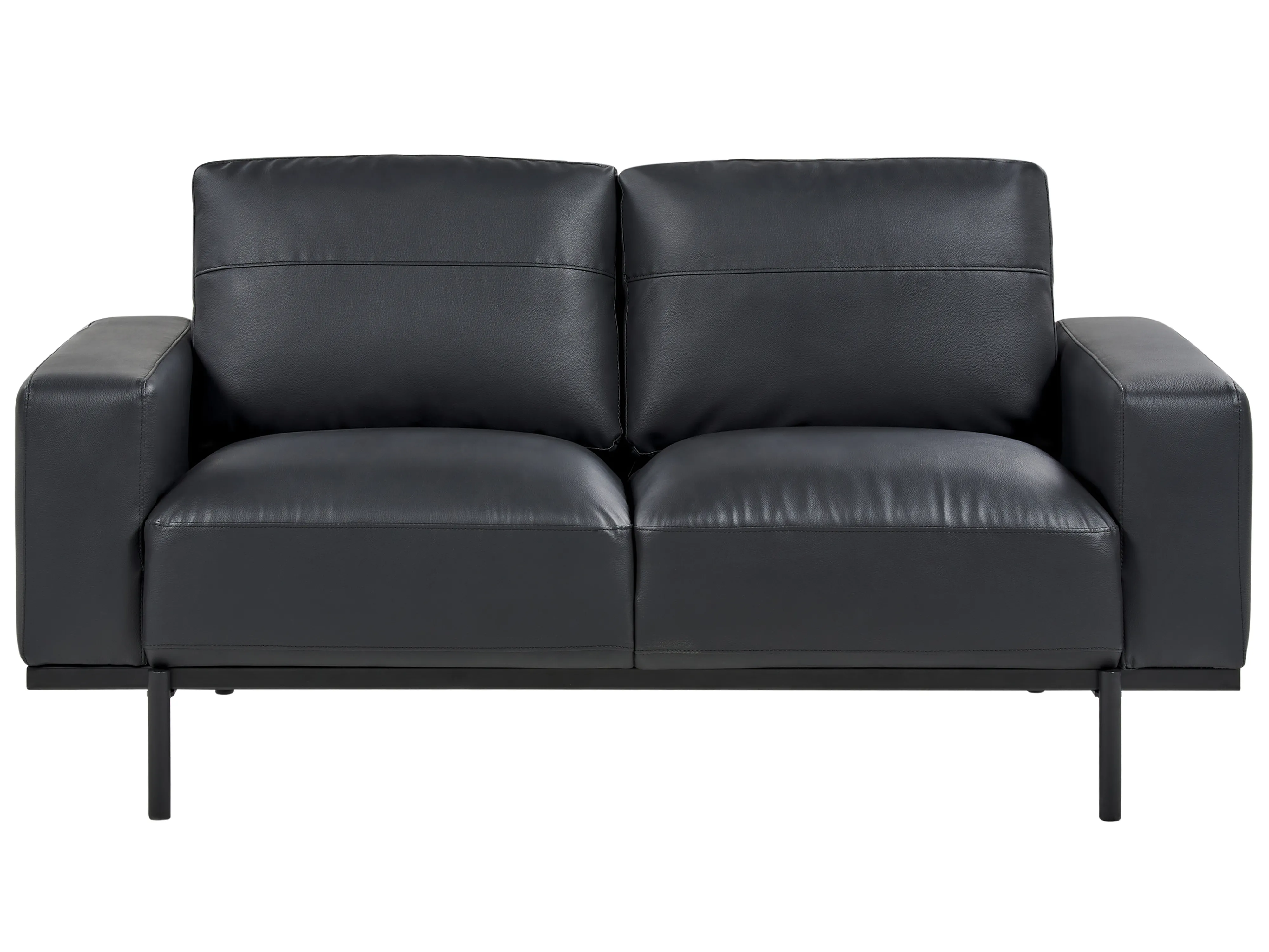 Armchair SOVIK Faux Leather Black