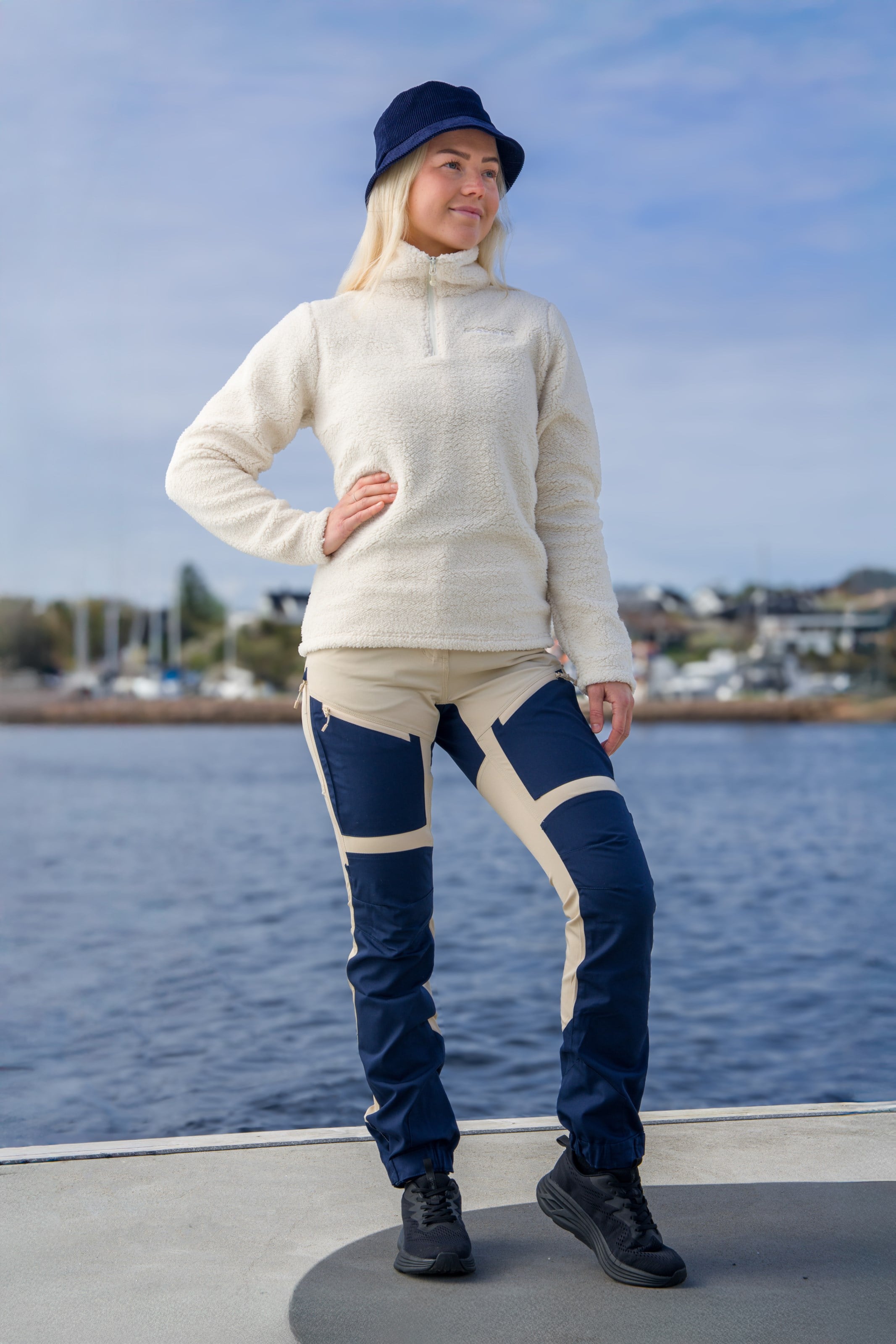 Hamar sherpa Half Zip genser