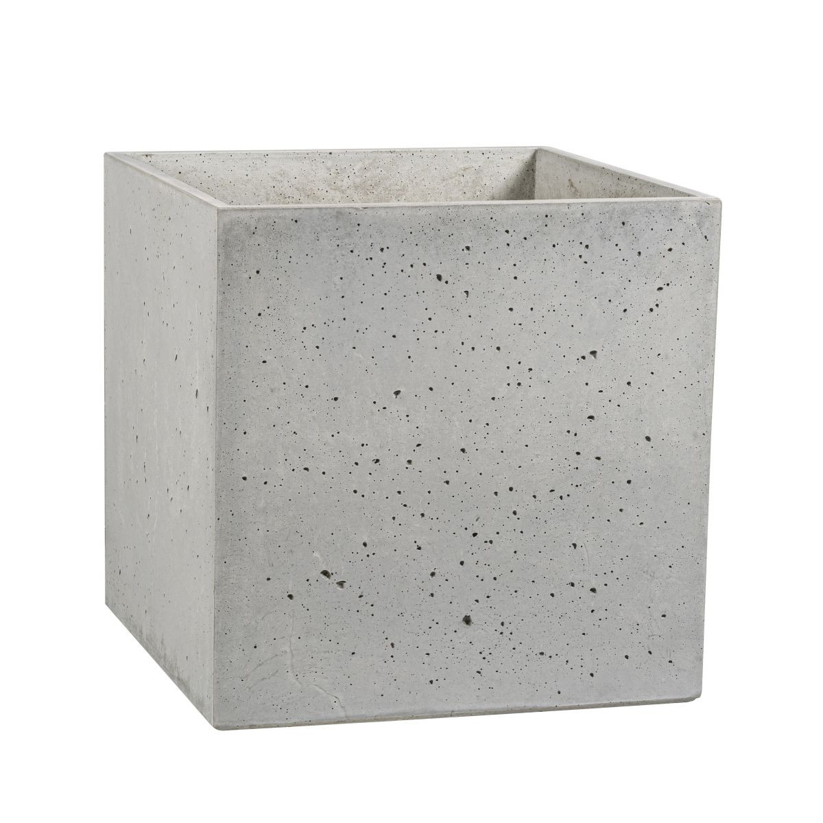 Donica Betonowa Zewnętrzna BLOCK M 60x60x60 szary naturalny