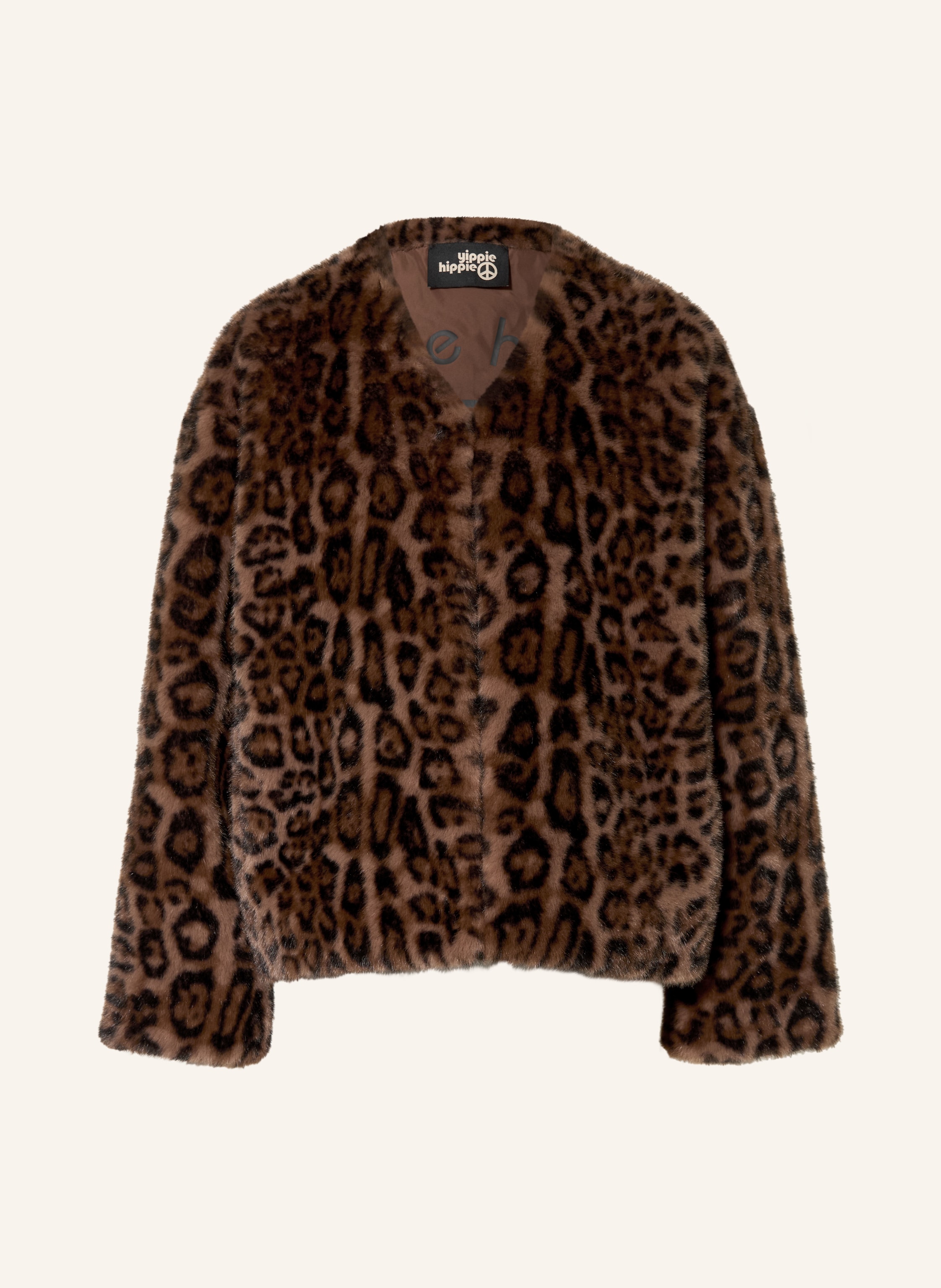 yippie hippie Kunstfell-Jacke