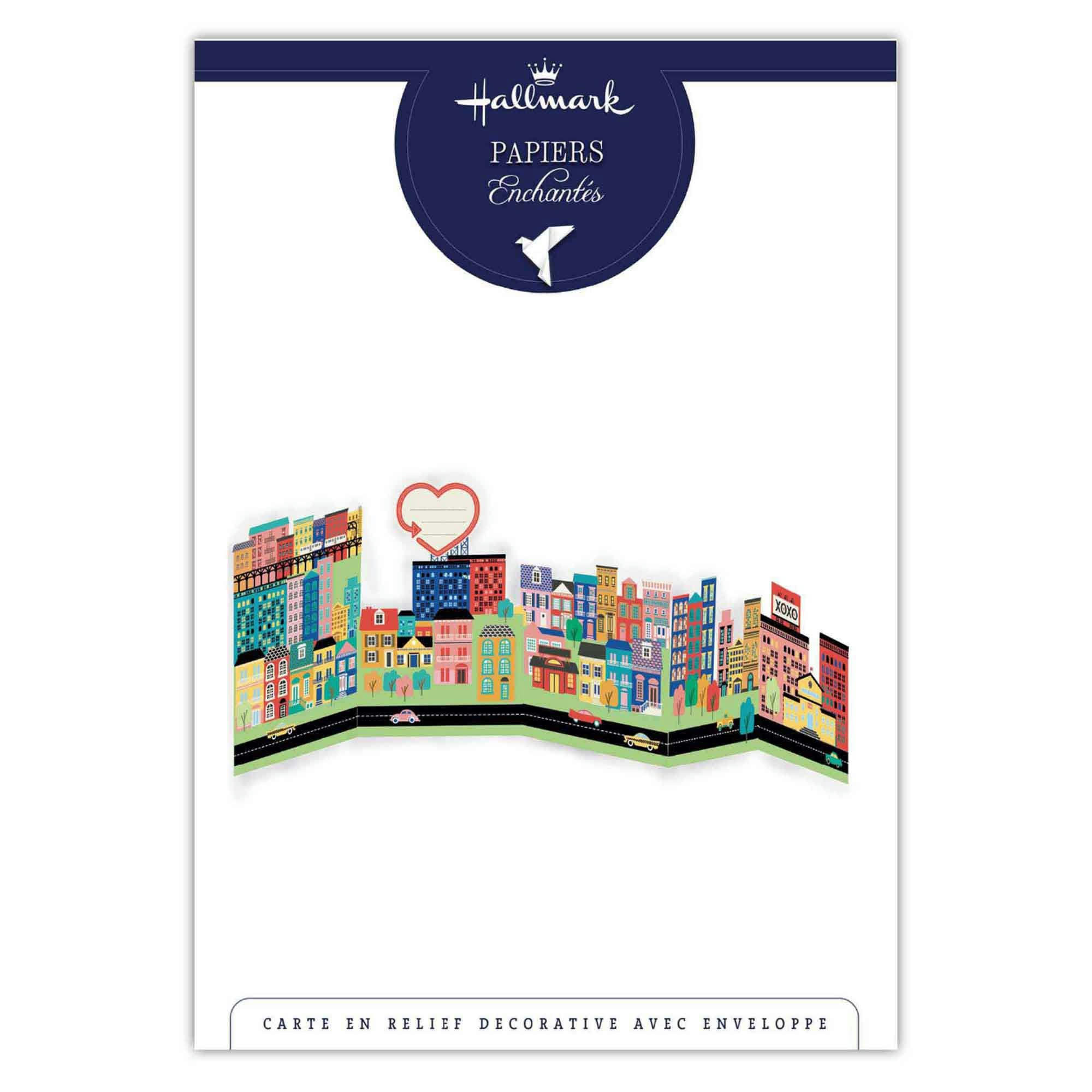 - Carte pop-up 3d city