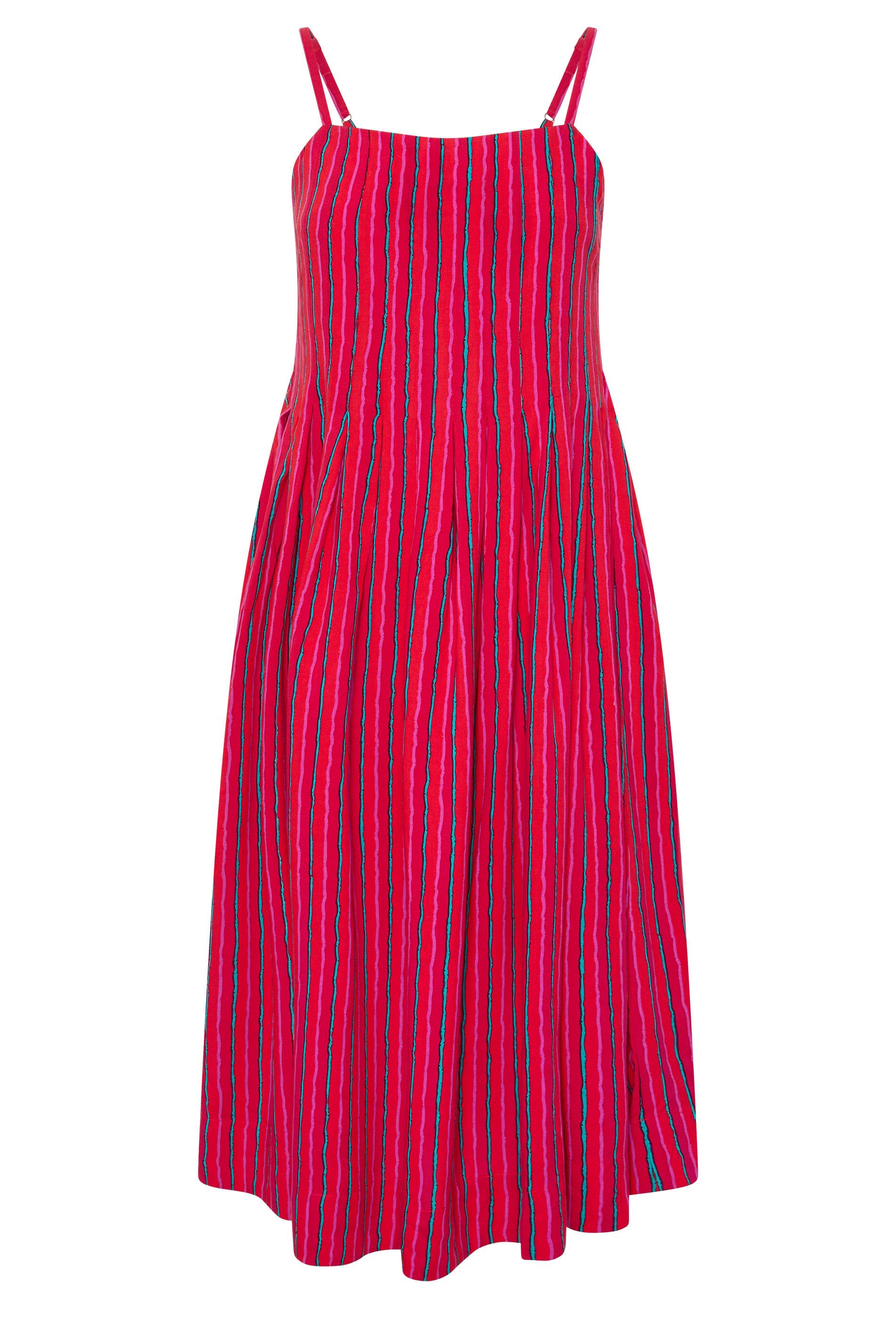 PixieGirl Petite Stripe Midi Dress