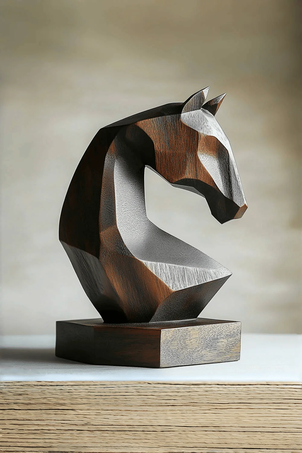 Horse Wood Sculpture #WA069