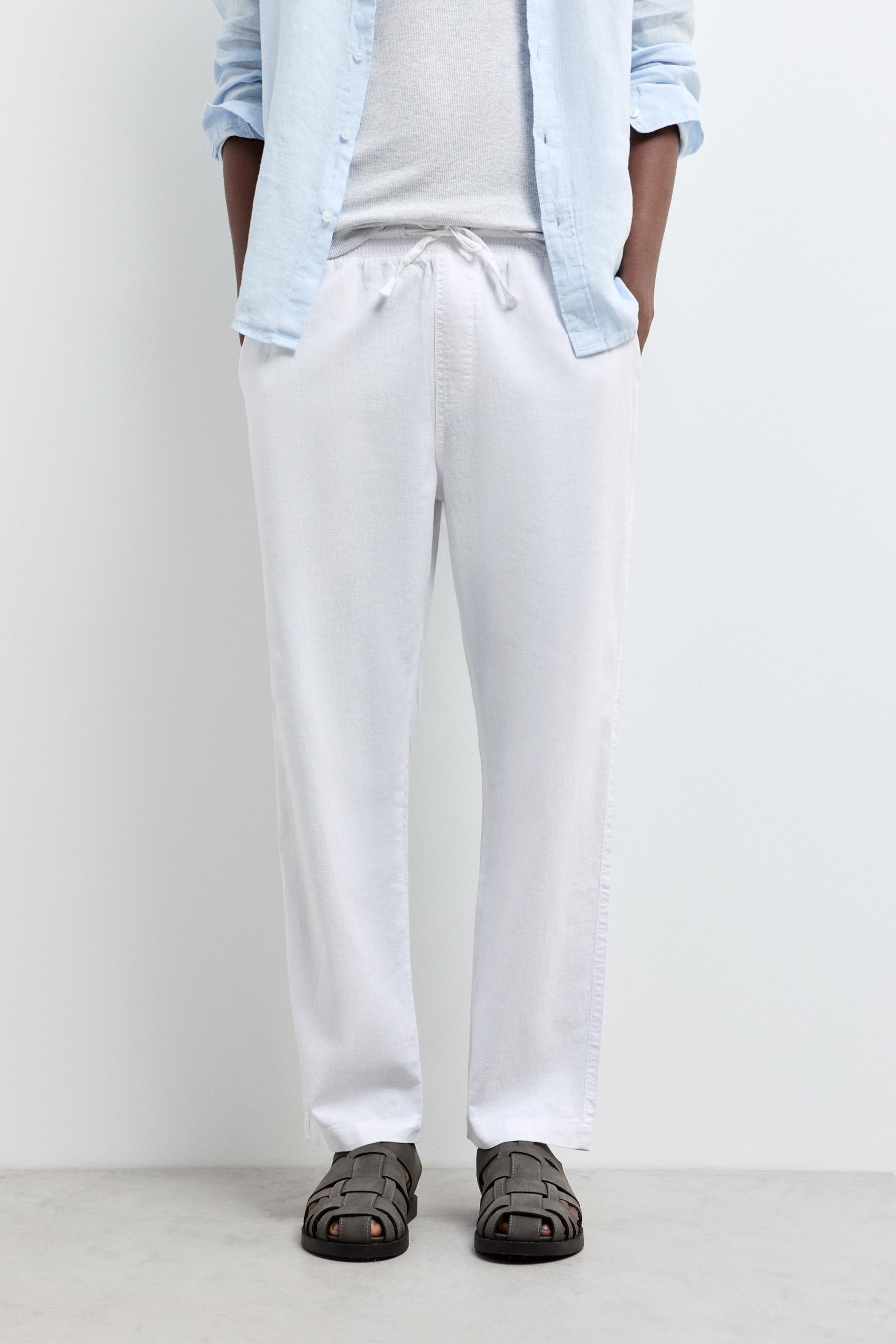 Pantalón jogger lino - algodón