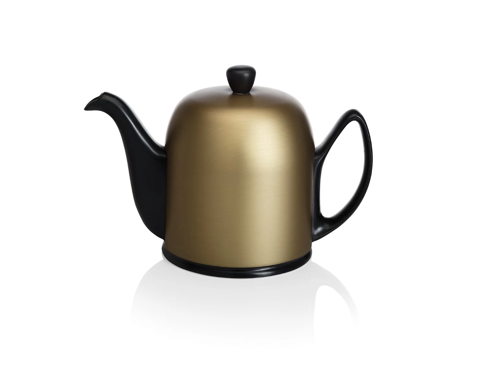 Théière 4 tasses cloche bronze