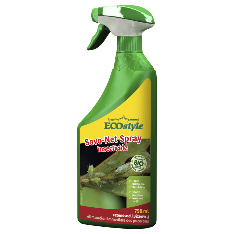 Spray insecticide Savo-Net contre les pucerons 0,75 L ECOSTYLE