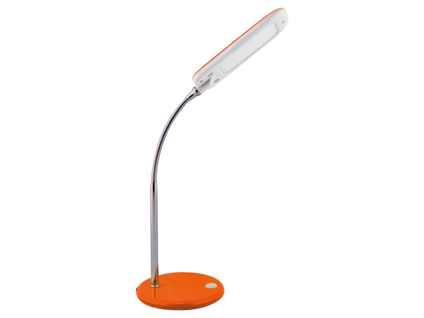Lampka biurkowa Dori LED stalowa pomarańczowa