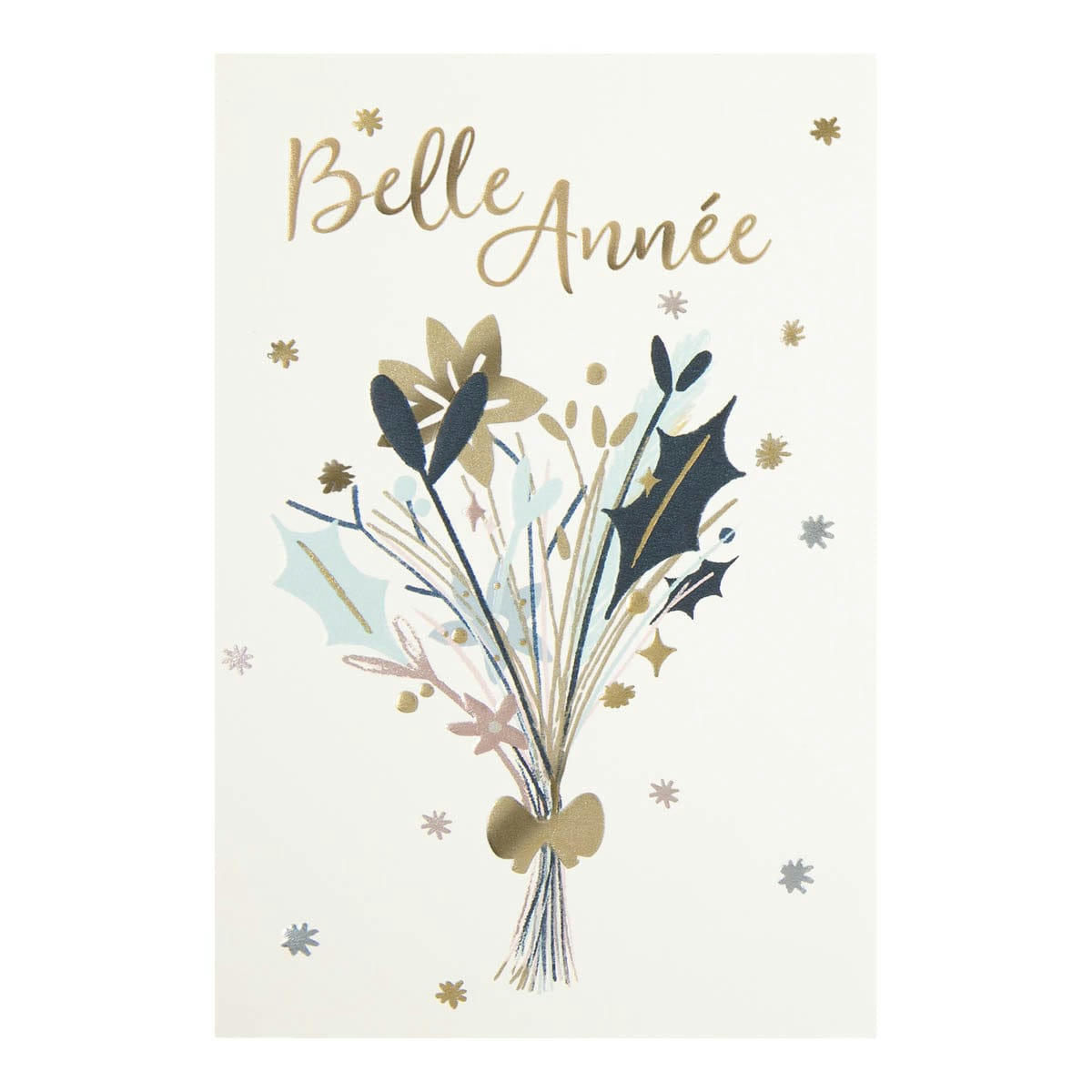 - Carte De Vœux Céleste Bouquet Houx