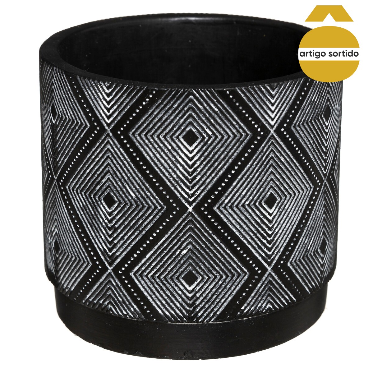 Vaso OASIS 3d de cimento 13cm