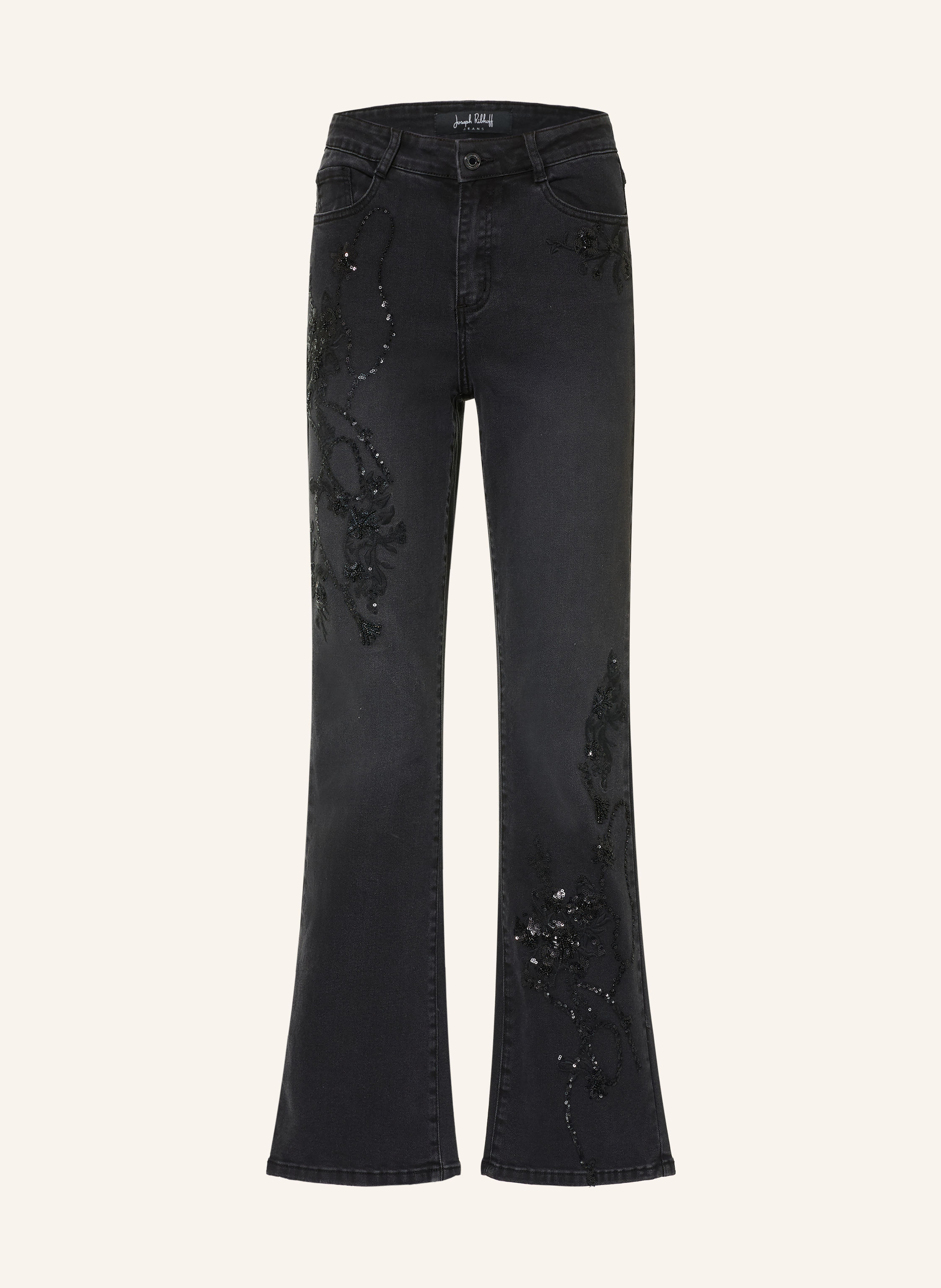 Joseph Ribkoff Flared Jeans mit Pailletten