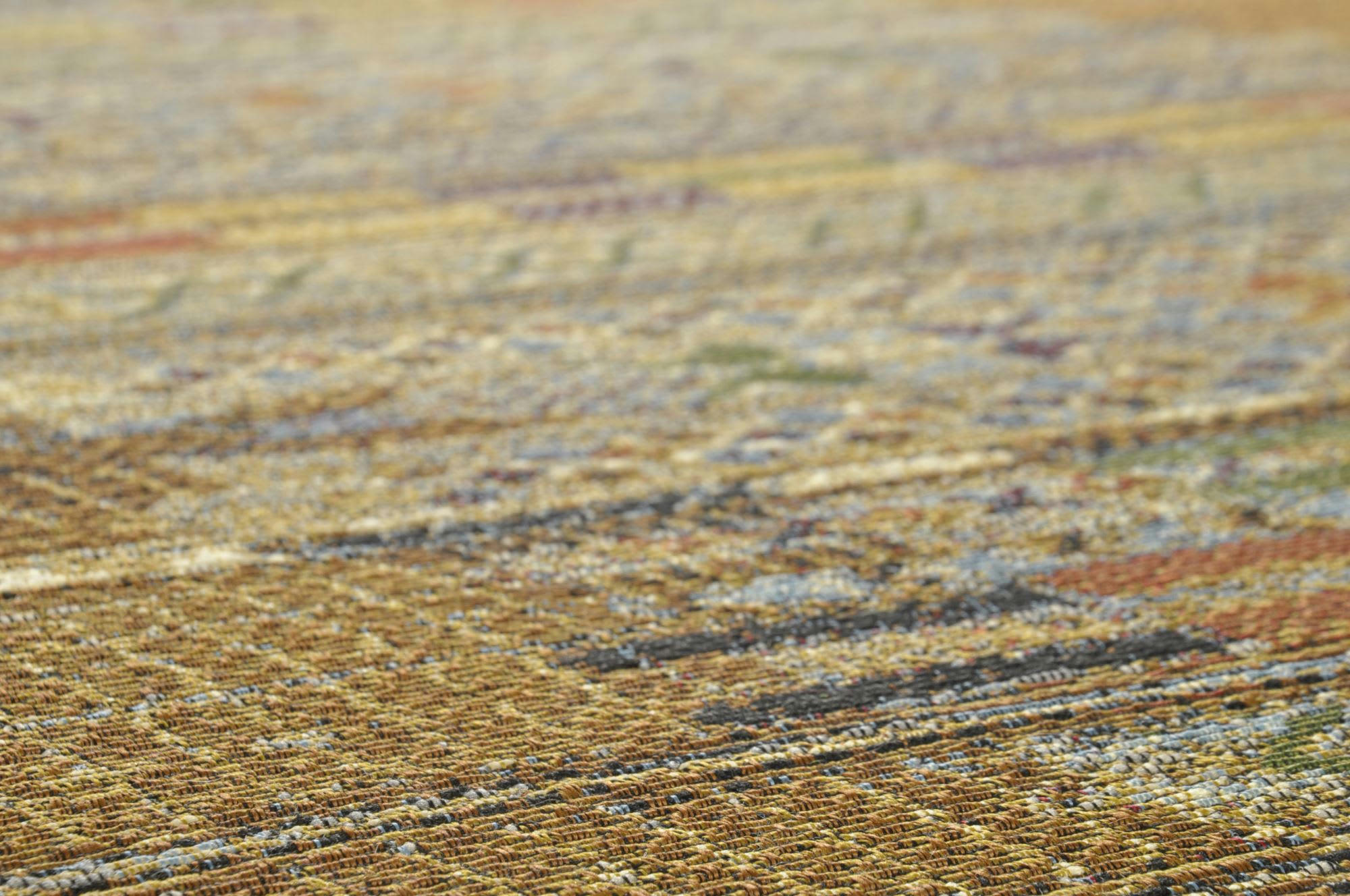 AURORA - Tapis d'extérieur tissé plat - or 60x100 cm