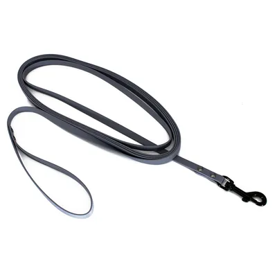 Home search leash BioThane, grey