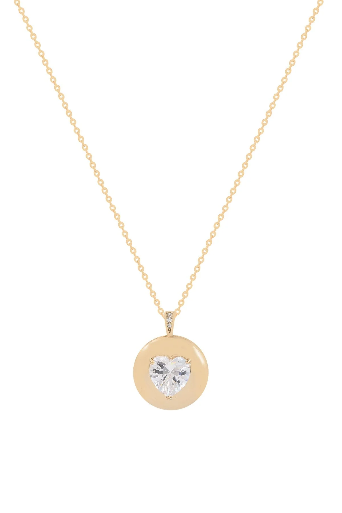 Crystal Heart Pendant Necklace