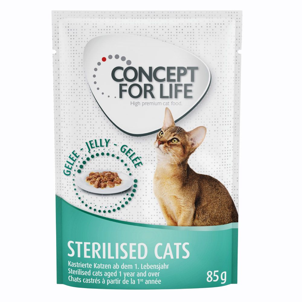 Concept for Life Sterilised Cats with Chicken – in Jelly