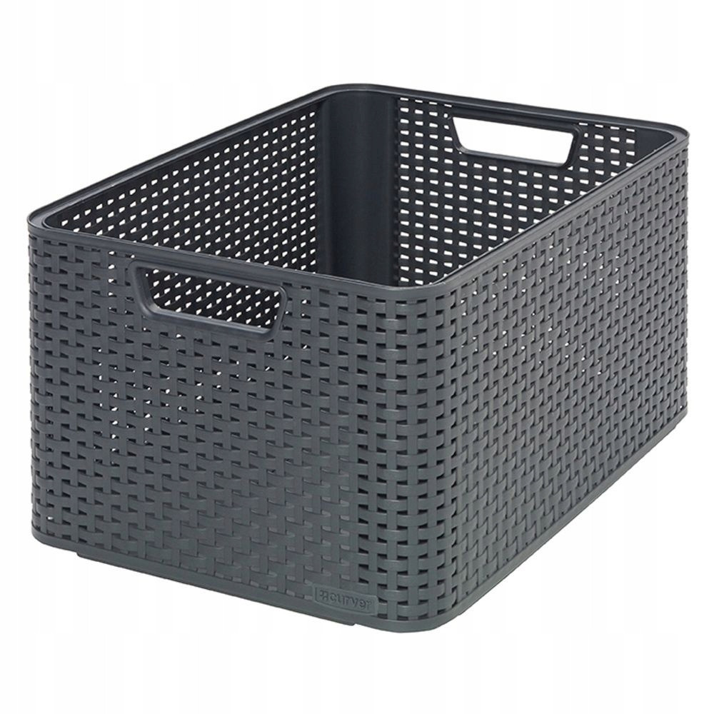 Curver Koszyk Pojemnik 30L Organizer Ciemny Szary