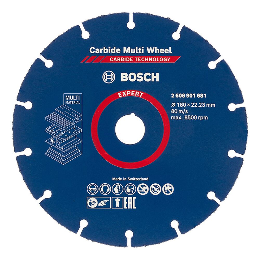KAPPESKIVE BOSCH EXPERT CARBIDE MULTI 180MM