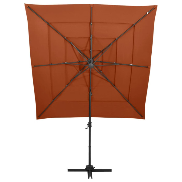Parasol ogrodowy BrązvidaXL