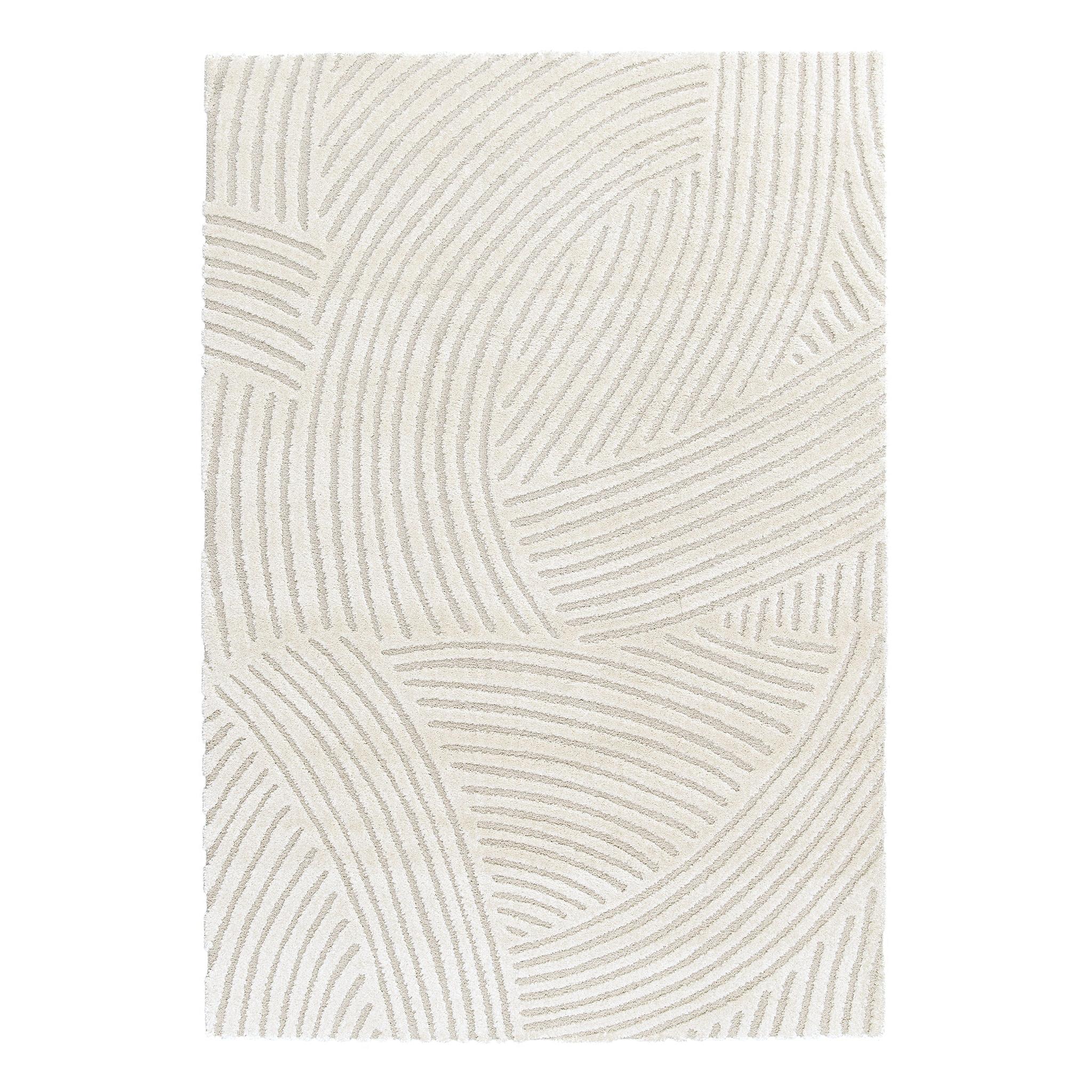 AFK Living vloerkleed Sillage - reliëfeffect - beige - 160 x 230 cm