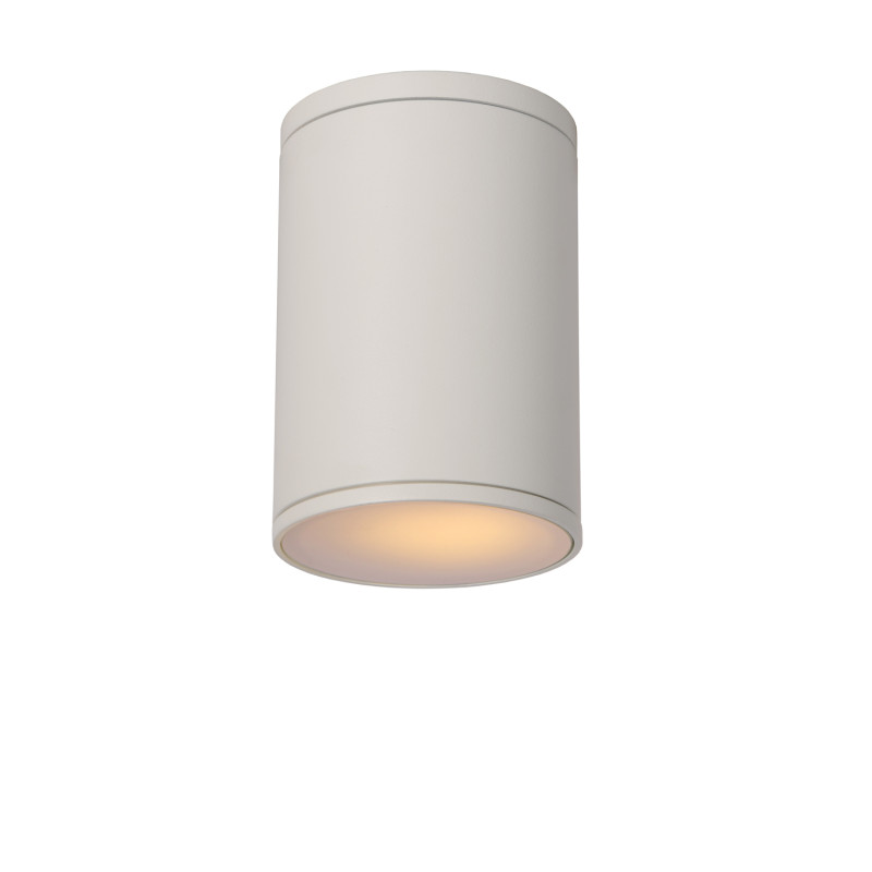 Spot extérieur Tubix blanc E27 24 W LUCIDE
