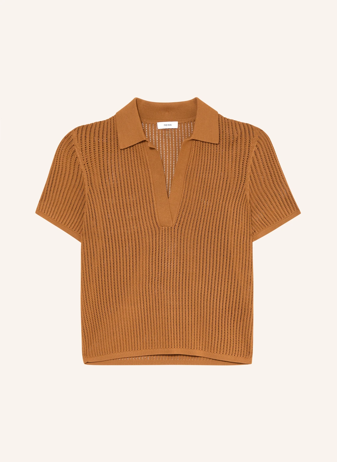 REISS Strick-Poloshirt