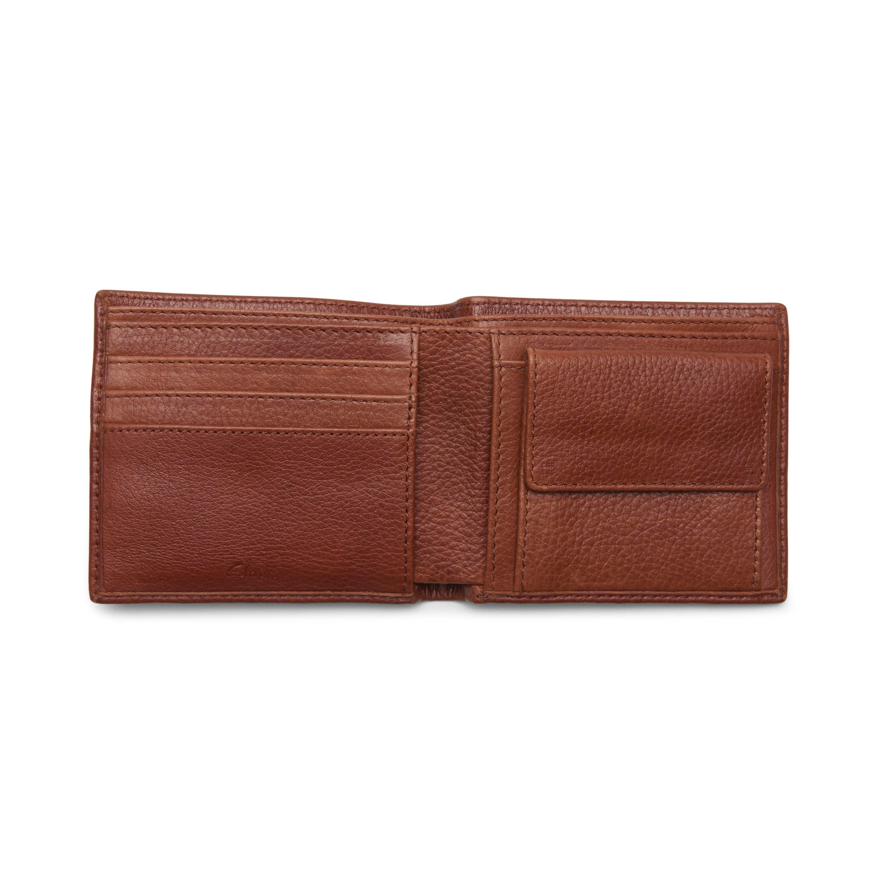 Clarks Garnet Mid Tan Leather Wallet