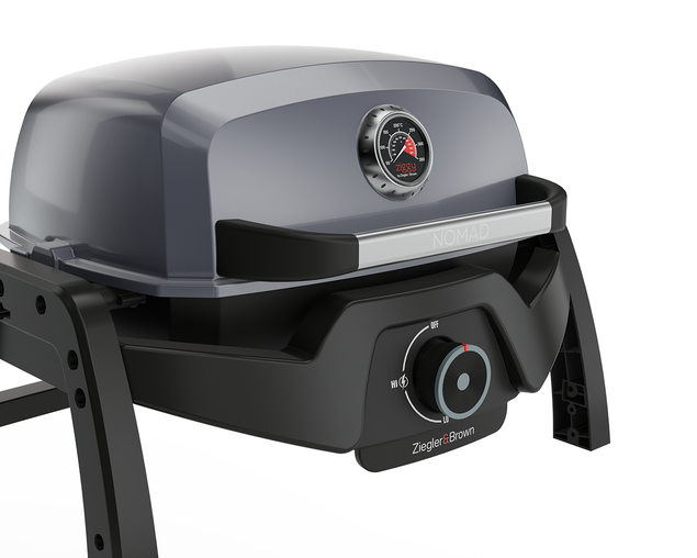 Ziggy Elite Nomad Single Burner Flame Failure BBQ - Gunmetal Grey