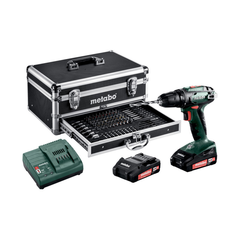 Pack perceuse visseuse sur batterie BS18 18 V METABO
