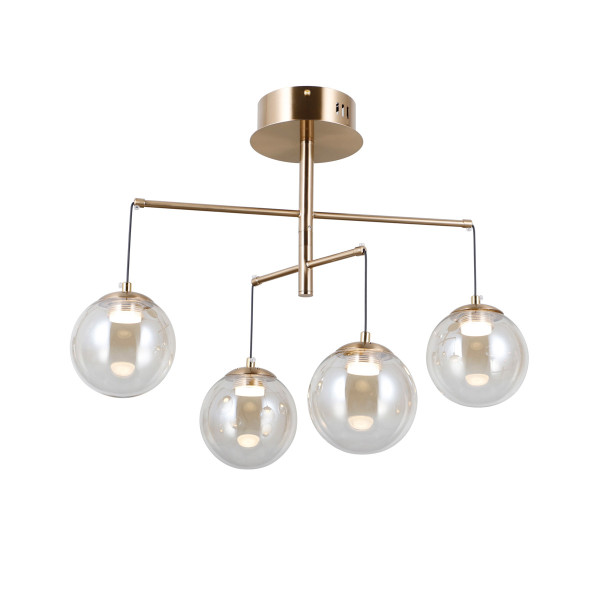 Lampa wisząca VELADA złota LED 4x20W Ciepła biel 1810lm Italux