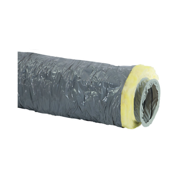 Lot 4 gaines PVC souples VMC isolées 25 mm longueur 6 mètres 80 mm