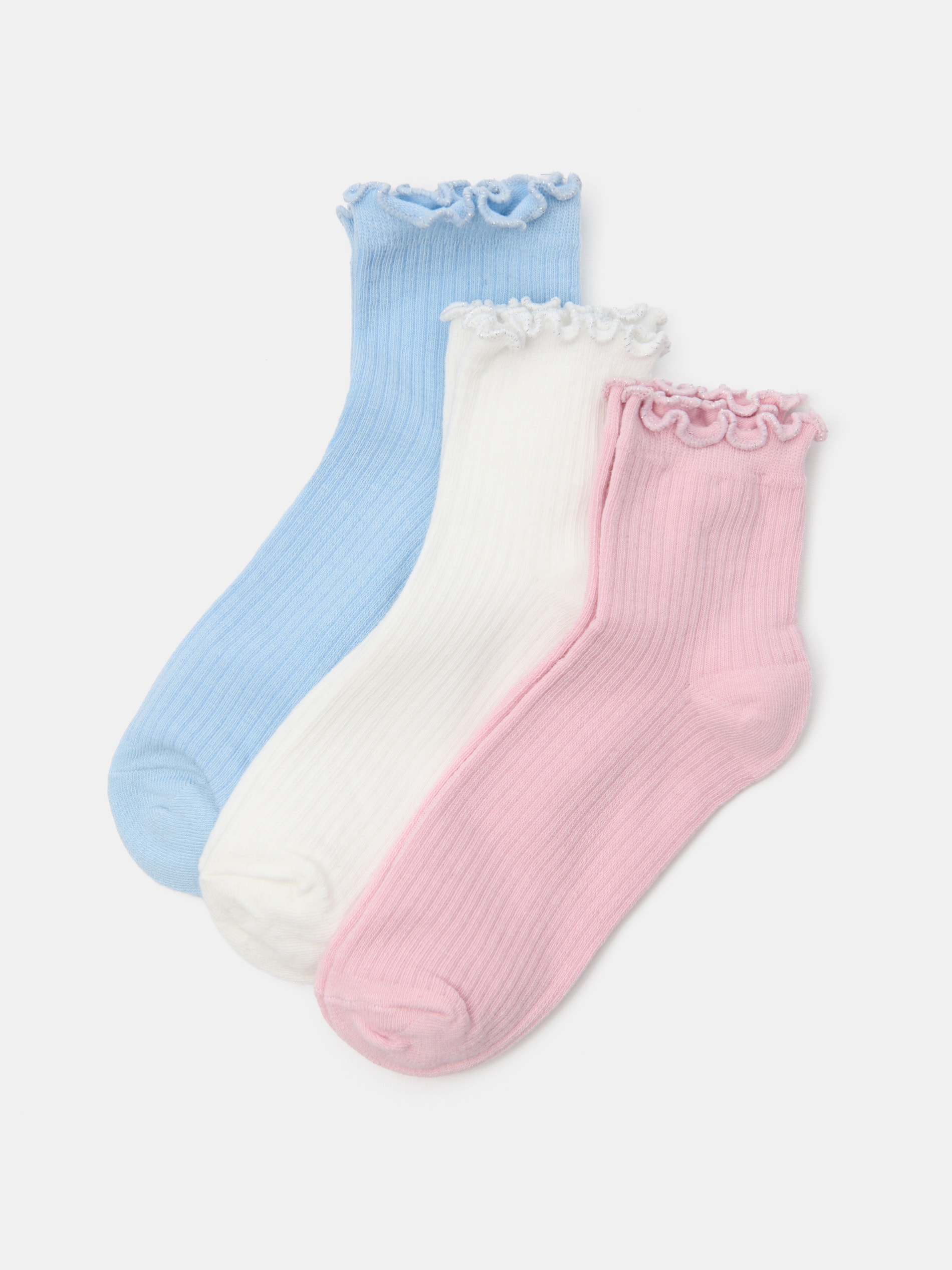 Prążkowane skarpetki 3 pack