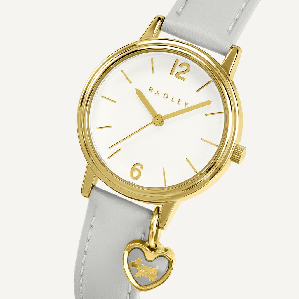 Maldon Mews - 26Mm Leather Strap Watch With Charm