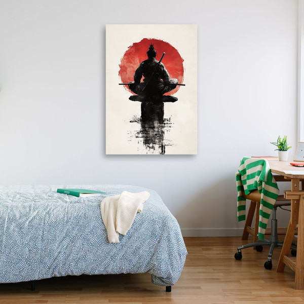 Feeby Obraz na płótnie, Japoński Samuraj Wojownik 40x60