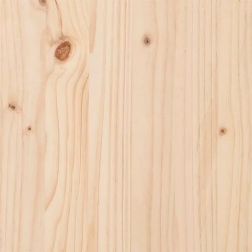 NNEVL Bed Frame with Headboard 90x190 cm Solid Wood Pine