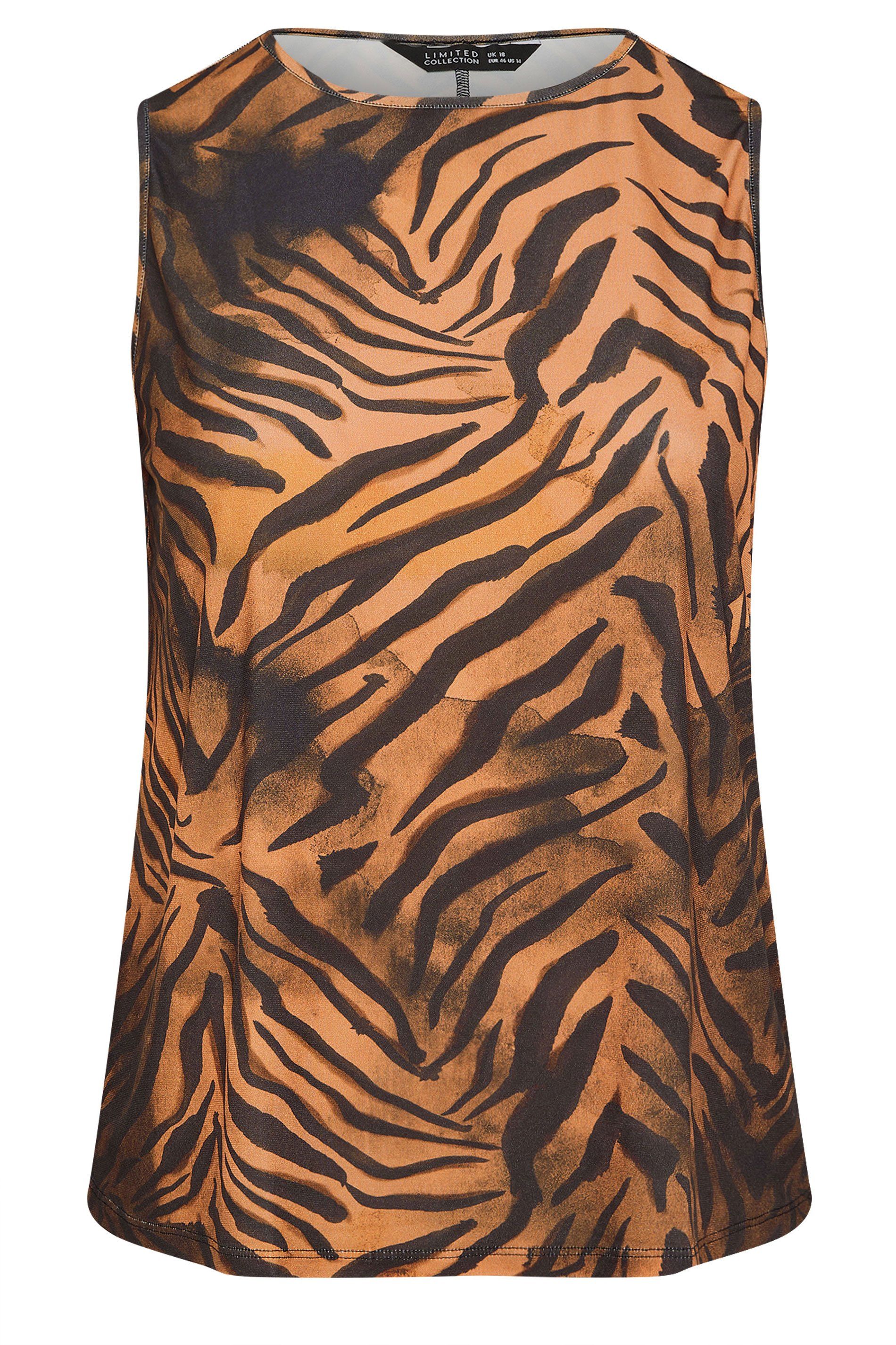 Yours Zebra Print Vest Top