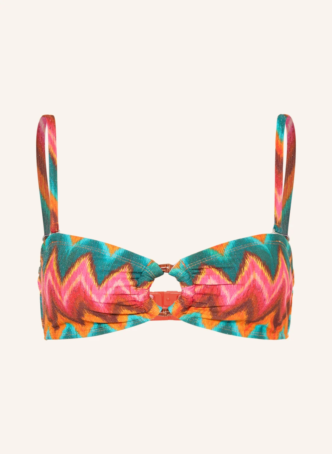 BANANA MOON Bandeau-Bikini-Top MYERO NALIKA mit Glitzergarn