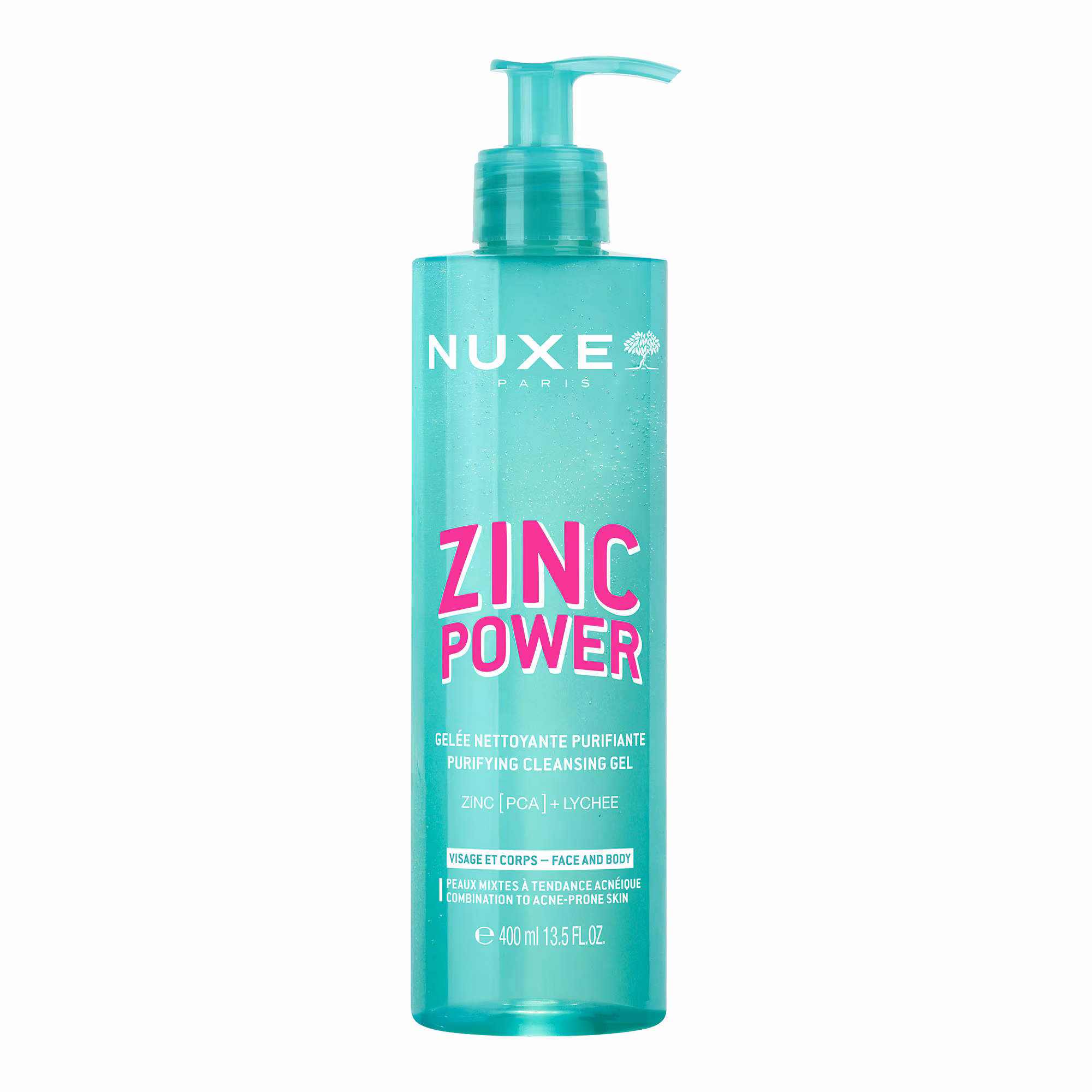 ZINC POWERGelée nettoyante purifiante