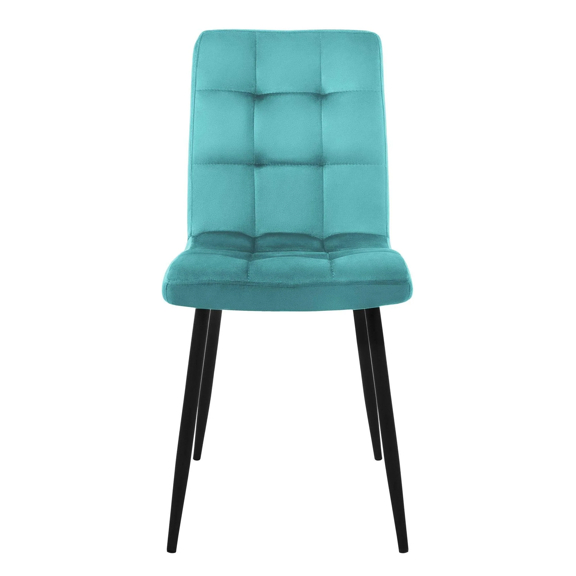 Set van 4 eetkamerstoelen Quinn velvet