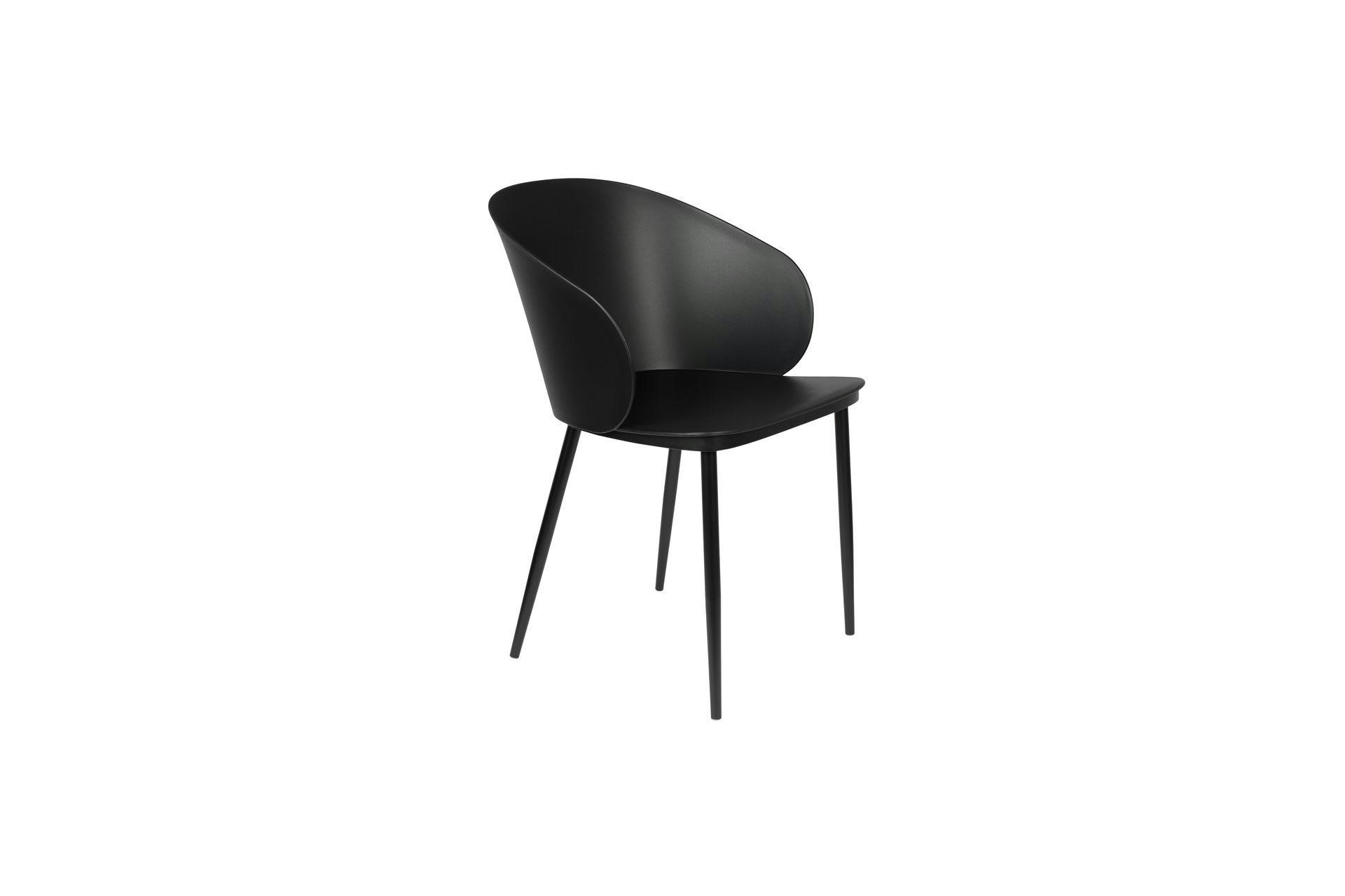 GIGI - Chaise en polypropylène noir