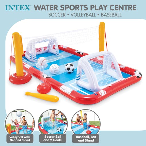 NNEDPE Intex 57147NP Action Sports Play Centre Soccer Volleyball Baseball