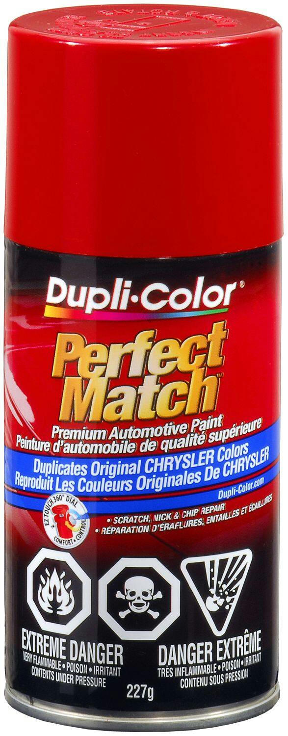Dupli-Color Perfect Match Premium Acrylic Lacquer Automotive Aerosol Spray Paint, Flash Red (PR3, R11), 227-g
