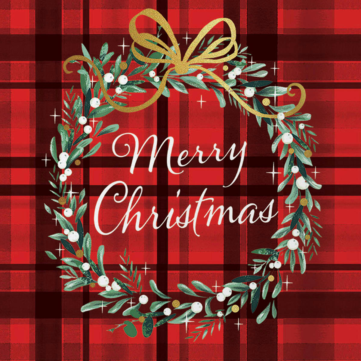 NOEL - Mini plateau rectangulaire en mélamine merry christmas