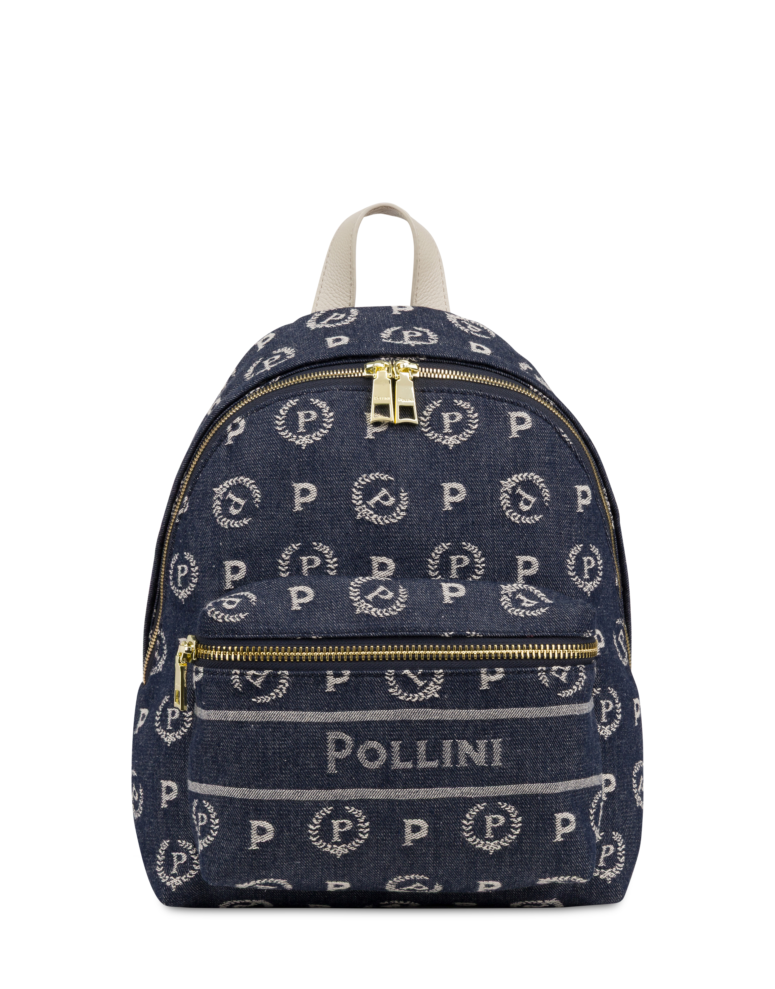Zaino Heritage Marina In Denim Blu/avorio