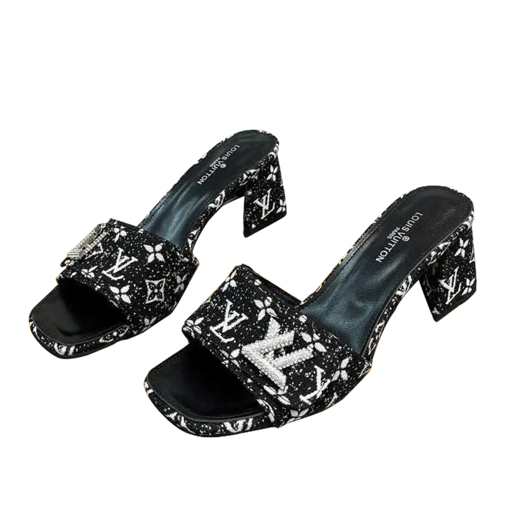 Louis Vuitton LV  Chunky Crew Style Flip-flops Slide Sandal