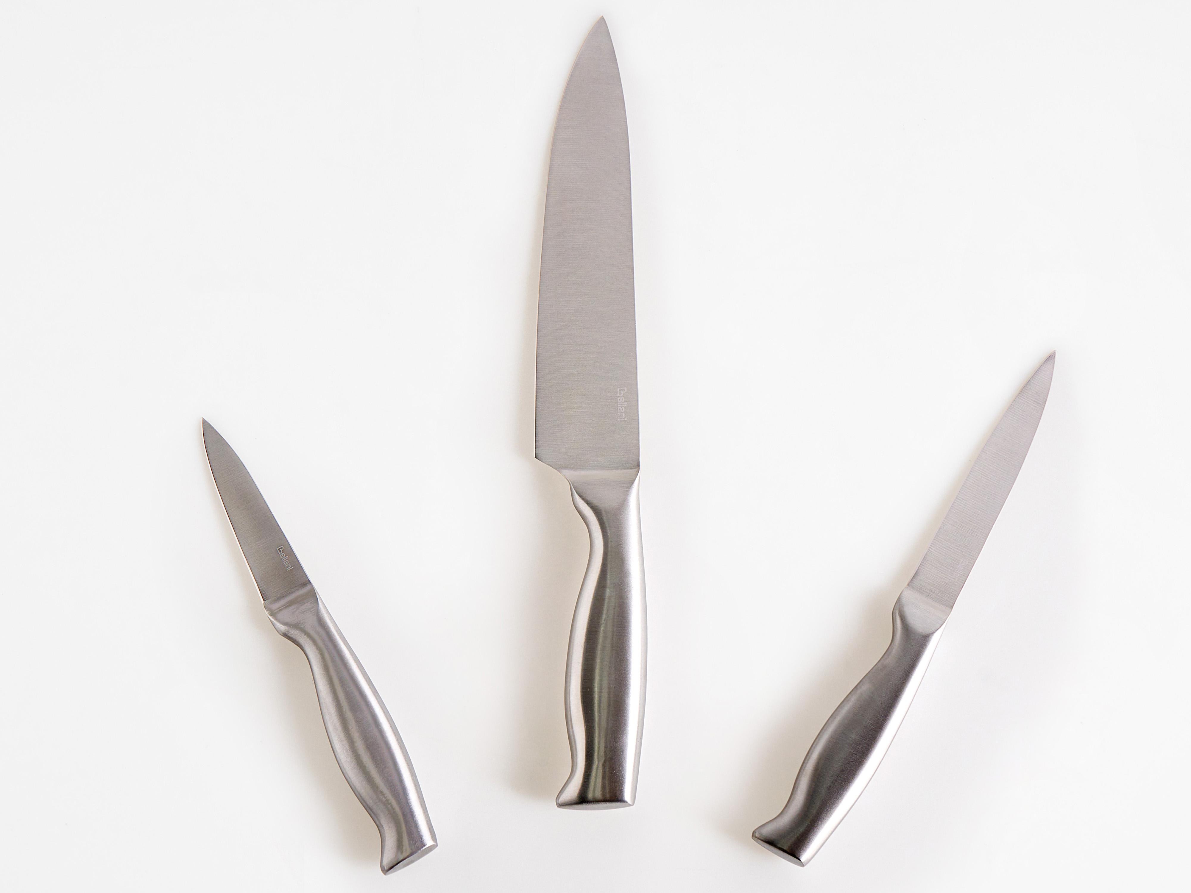 Set of 3 Knives MASHIKO Silver