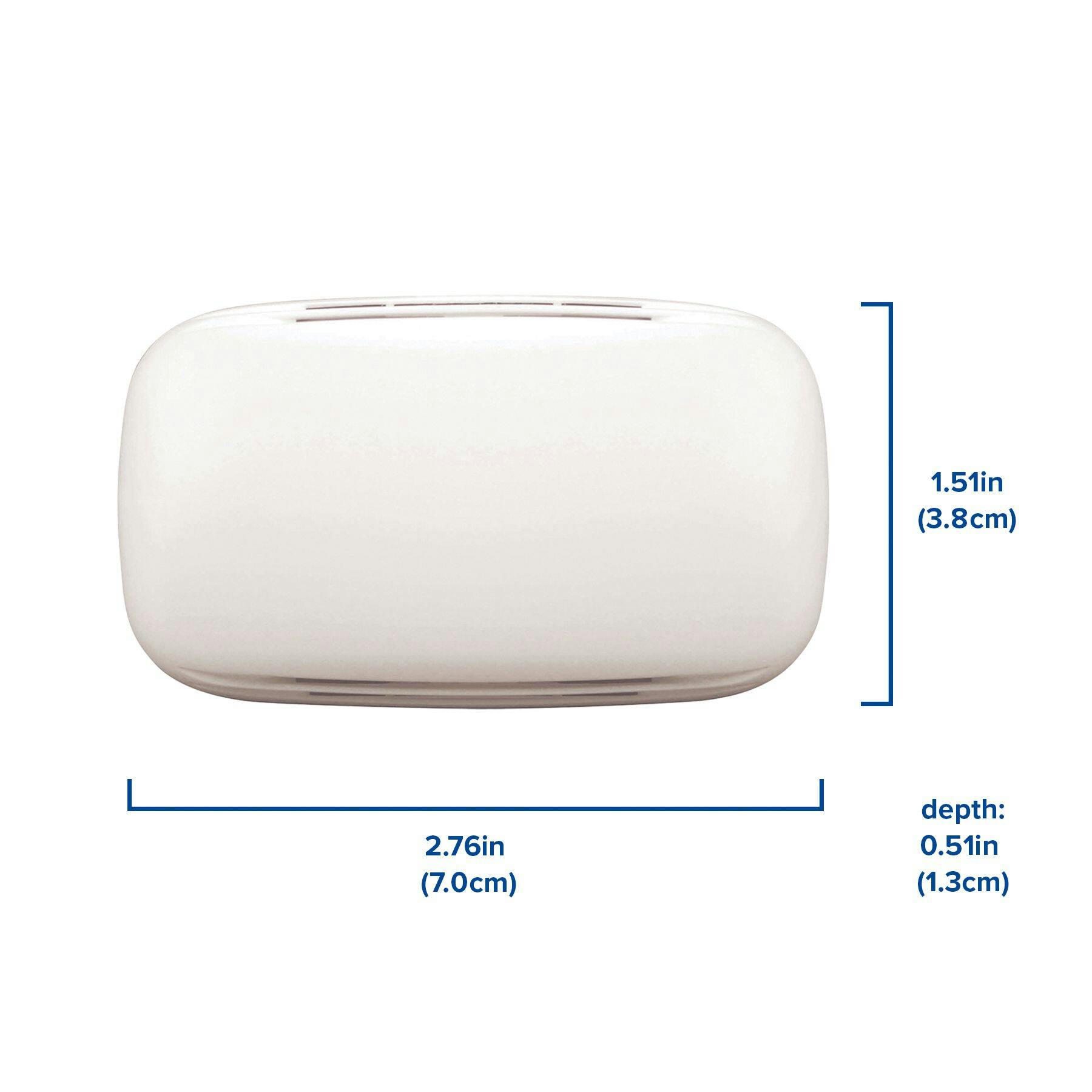 Globe Wired 87-db 2-Tune Doorbell Chime, White