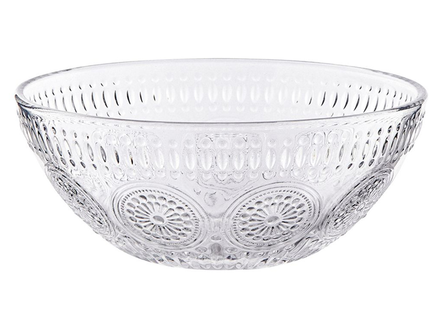 Salaterka Daisy szklana 13 cm transparentna