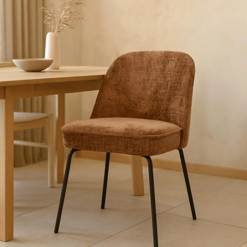 DS4U - Vida eetkamerstoel - roestbruin